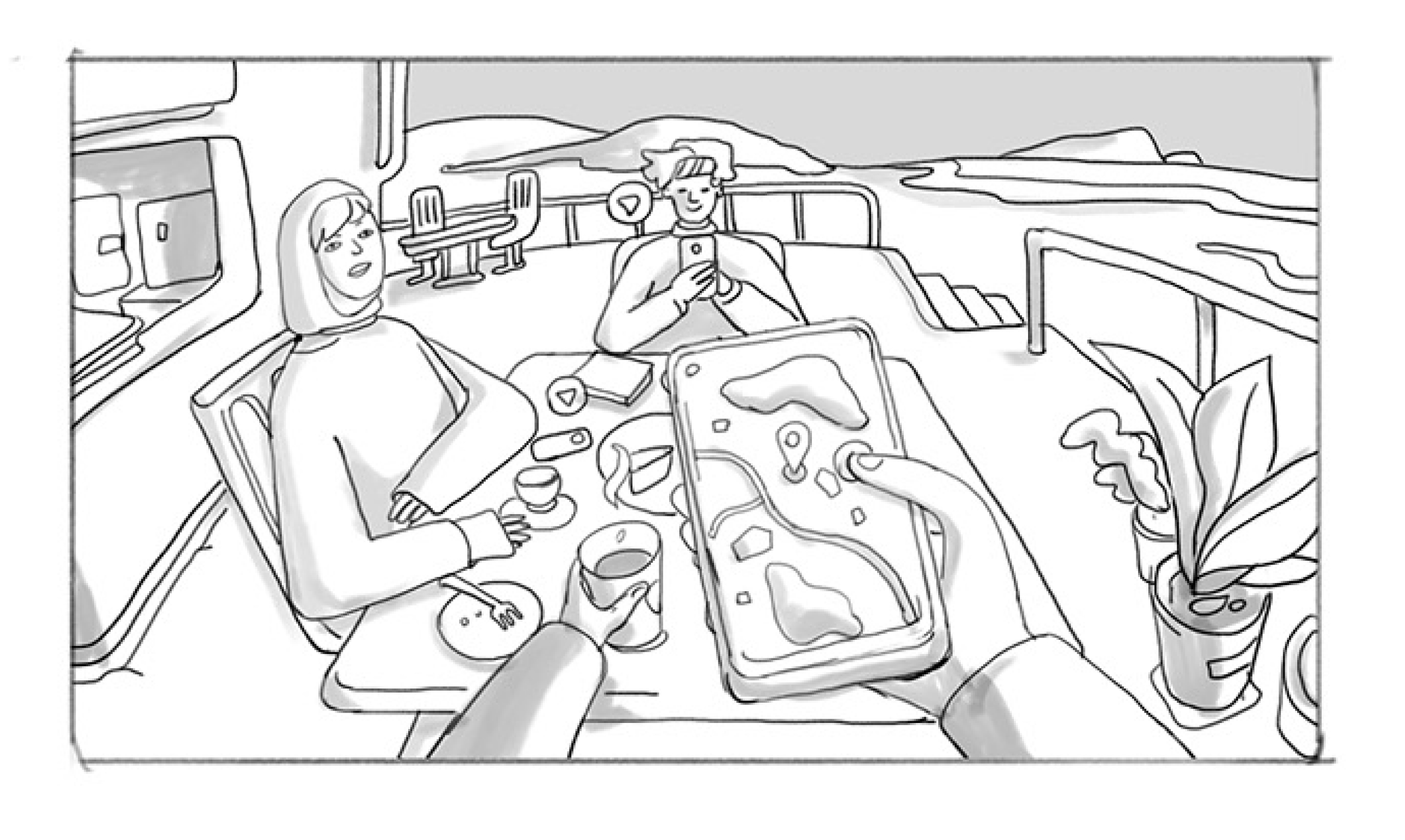 TapToTour storyboard frame