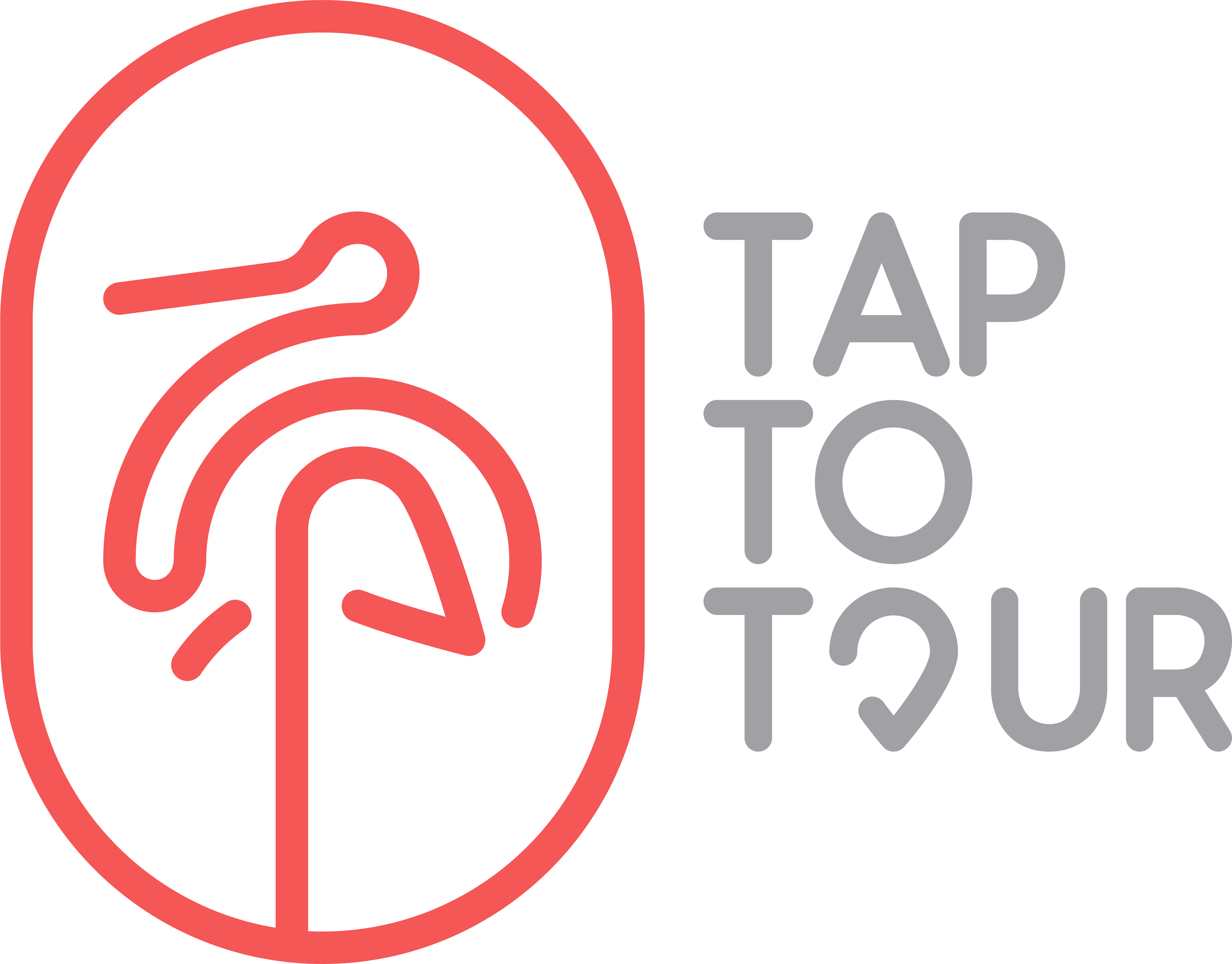 TapToTour logo — Framed with typo