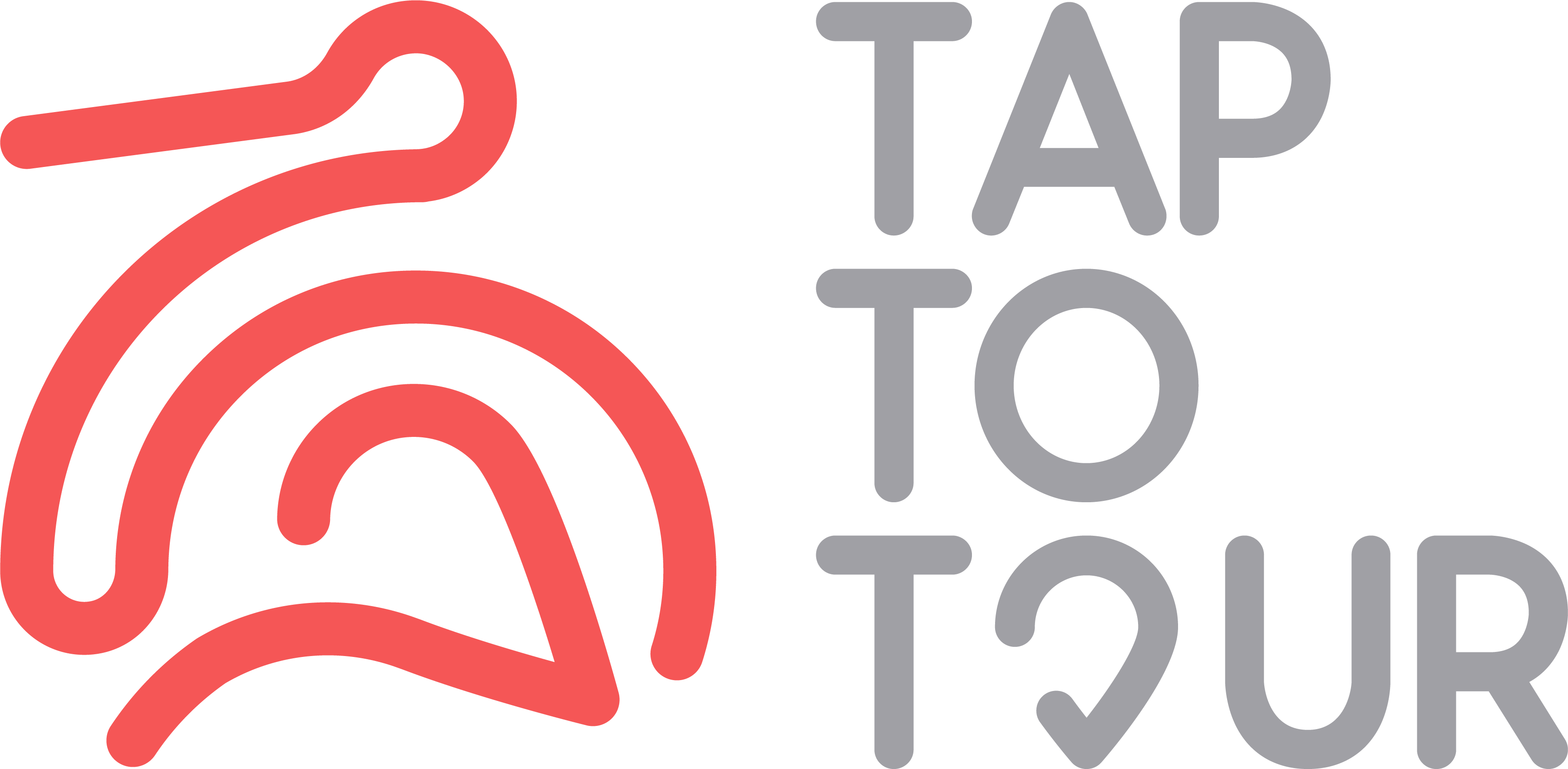 TapToTour logo — Original with typo R